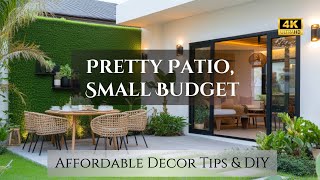 How to Make Your Patio Look Beautiful on a Budget: Affordable Decor Tips & DIY Ideas