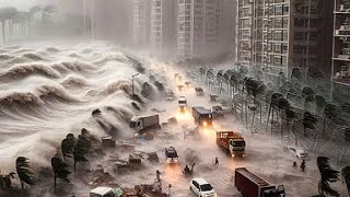 今日の香港は大混乱…!! 台風ウィファが市内全域の生活を麻痺させた