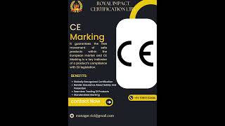 Ce certification process #royalimpactcertificationltd #certification  #royalimpactcertificationltd