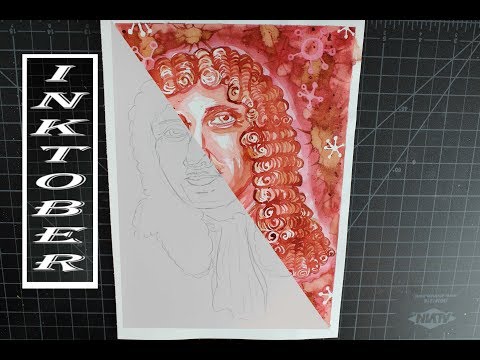 Antoni Van Leeuwenhoek - My First INKTOBER - Day 15