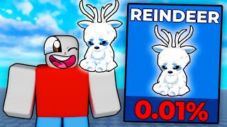 Spending $2,979,578 For The NEW REINDEER PET Sword In Blade Ball