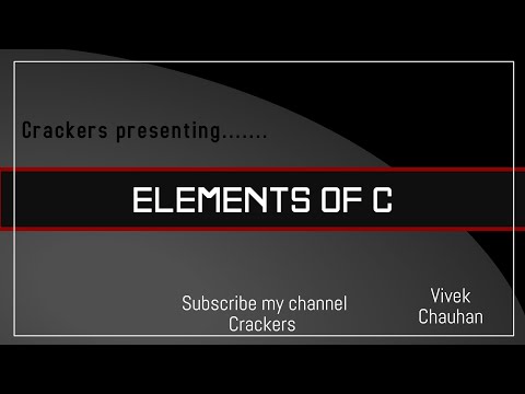 Elements of C language: