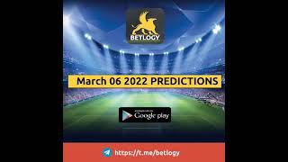 TODAY PREDICTIONS (06/03/2022) FOOTBALL PREDICTIONS AND FREE BETTING TIPS #betting #bettingtips