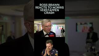 Ross Brawn Thoughts On Norris Verstappen Crash! #f1 #formula1 #f1crashes