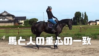 私たちが馬に乗る時に一番大切にしていること/馬と人の重心の一致