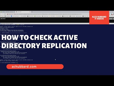 How To Check Active Directory Replication