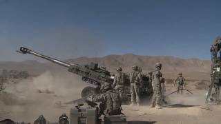 ARTILLERY LIVE FIRE! The M777 Howitzers at Fort Irwin, California!