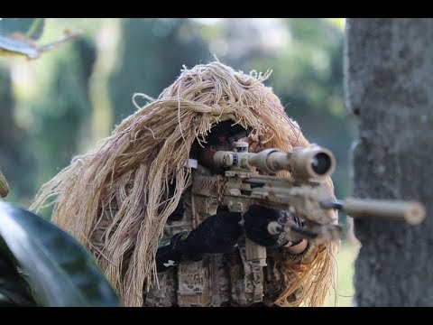 They had no chance - Airsoft Sniper with SSG-24