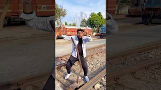 Police Came On Railway Track ~ Sujal Thakral #shorts #ytshorts #youtubeshorts #funny #train #police
