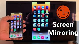 How To Screen Mirror (Airplay) iPhone 14 / iPhone 14 Pro On LG Smart TV