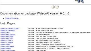 WatsonR Package - Demo#2 - Text to Speech (TTS)