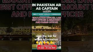 #joinpakarmy #job #allpakjobs #careeropportunities #latestjobs #pakarmyjobs2025
