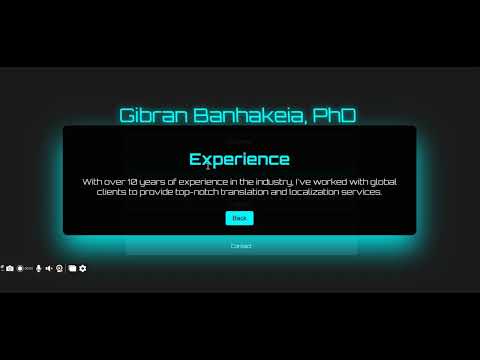 VR Template Resume