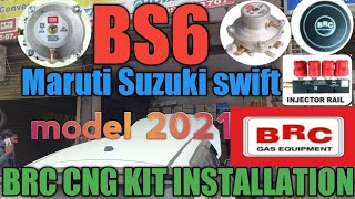 Maruti Suzuki Swift | BRC CNG KIT INSTALLATION | BS6