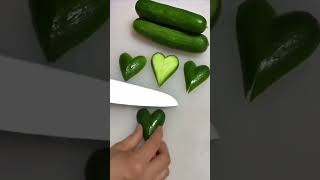 Creative Cucumber Cutting | Food Art #Shorts #fruitcutting