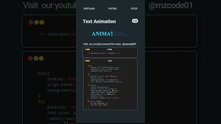 CSS Tips and Tricks: Text Animation #css #coding #shorts #cssshorts #webdesign #viral #csstricks