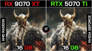 RX 9070 XT VS RTX 5070 Ti + Ryzen™ 7 9800X3D : TEST IN 20 GAMES