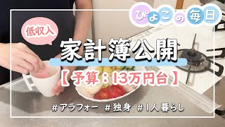 [Low income | Living alone] Household budget revealed! Living on a budget of 130,000 yen | Frugal...