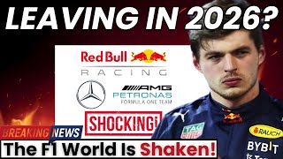 What Verstappen JUST DECIDED About His F1 FUTURE with Red Bull Is INSANE!