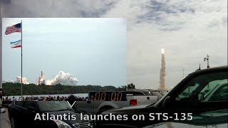 STS135 Launch video