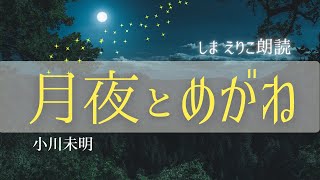 【睡眠導入】「月夜とめがね」小川未明〜おやすみ前や作業用BGMにも【元NHK フリーアナウンサー島永吏子】