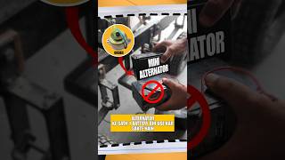 You will have to install an alternator along with the engine, but just one battery will be enough...