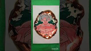 How to draw Goku , Goku on fire 🔥 #goku #art #fireart #fire #animeeart #anime