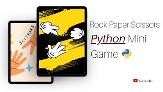 Rock Paper Scissors | Python Mini Project | Python Mini Game | Pycharm