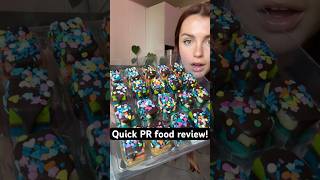 Eating every PR package I got this week! #foodie #shorts #eating #unboxing #foodreview