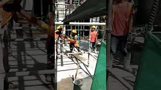 Manual concrete shifting #construction #concrete #civilengineer #labour #10k #civilwork #civilions