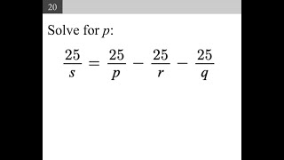 October SAT Math: Rational Equations