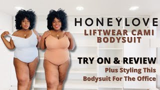 PLUS SIZE TRY ON & REVIEW | THE HONEYLOVE LIFTWEAR CAMI BODYSUIT