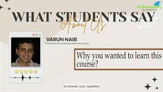 Certified Kubernetes Administrator (CKA) | Trainee Varun's Review | K21Academy