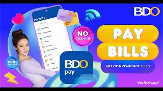 Easy Pay Bills with BDO Pay