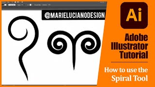 Adobe Illustrator Tools / Spiral Tool / How to use the spiral tool and modify to create fun icons