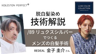 【コレストン】/89リュクスシルバーでつくるメンズの白髪手術