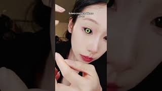 Sclera contact lenses 22mm #lenspoison #contacts #cosplay #contactlenses #scleralenses
