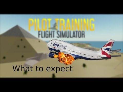 what to expect in roblox pilot training flight simulator