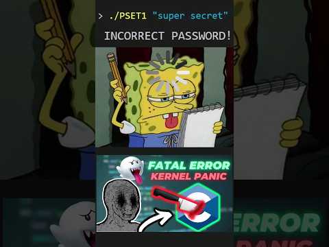 coding in C until I commit an atrocity #shorts #coding #programming #software #python