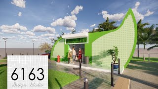 ENSCAPE WALKTHROUGH | DESIGN CONCEPT FOR SHOP |  ARCHITECTURAL PRESENTATION  |  6163DESIGNSTUDIO