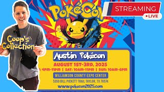1MM subs!? LIVE Pokemon Card Vendor POV | pokecon Austin - Sunday