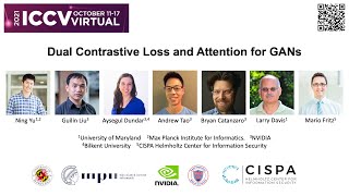 Dual Contrastive Loss and Attention for GANs ICCV 2021 Video