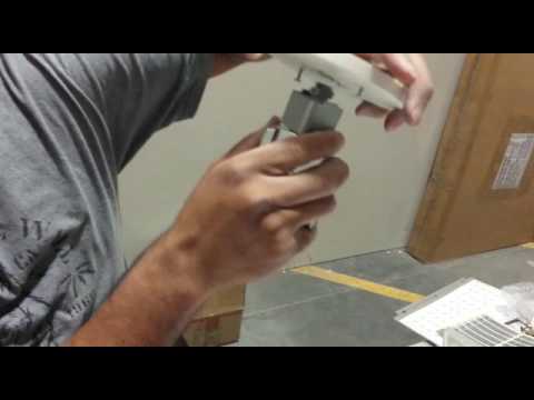 Install line voltage track fixture to a monopoint plate