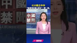 G20孤立中共 「新經濟走廊」對抗「一帶一路」｜ #新唐人電視台