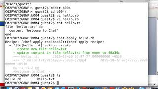Chef Automation Tutorials 2   Configuration Management 1