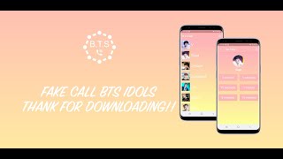 B T S Video Call Simulation   Meet KPOP Idol