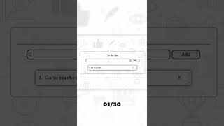 Simple to do list  js project 🔥🔥 #webproject  #todo #webdev #javascript #30dayschallenge #shorts #yt