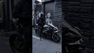 Ninja H2 sound!!!!🔥#motorcycle #bike #ninjah2 #h2r #h2 #japan #supercharged #anime #motovlog #バイク