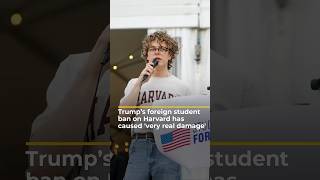 Trump’s foreign student ban on Harvard has caused ‘very real damage' | AJ #shorts