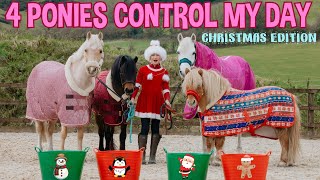 4 PONIES CONTROL MY DAY! CHRISTMAS EDITION * VLOGMAS *